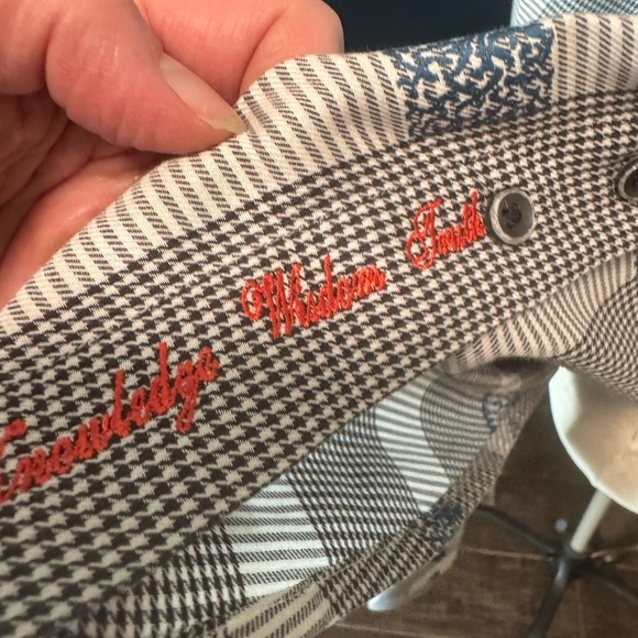 Robert Graham Stylish Grey and Black Men's Shirt Cotton M - Picture 9 of 9